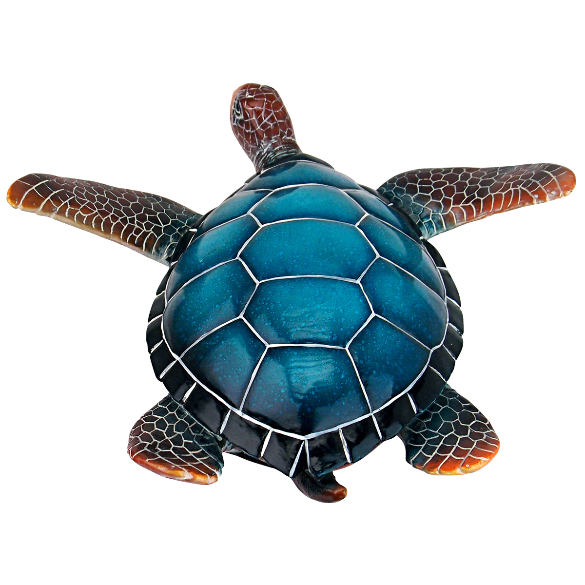 Image Thumbnail for Medium Blue Sea Turtle Statue